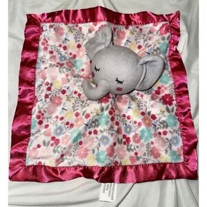 Parents Choice Lovey Security Blanket Elephant Pink Floral